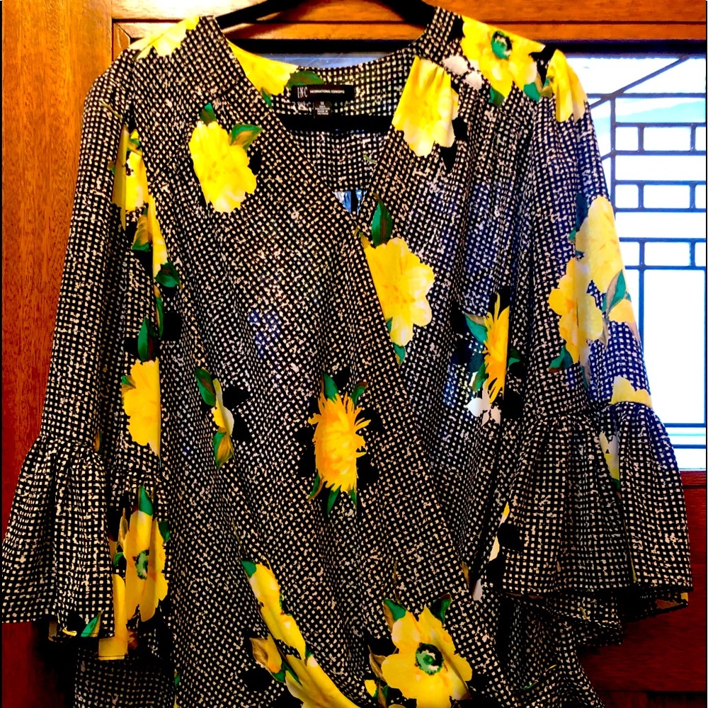 INC International Concepts dress blouse